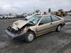 Salvage cars for sale at Eugene, OR auction: 1989 Honda Accord DX