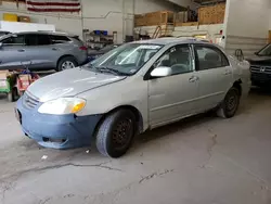 Toyota salvage cars for sale: 2003 Toyota Corolla CE