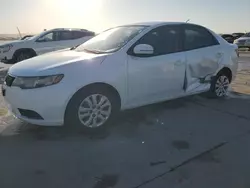 Salvage cars for sale at Grand Prairie, TX auction: 2012 KIA Forte EX