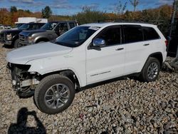 Salvage cars for sale at Candia, NH auction: 2015 Jeep Grand Cherokee Limited