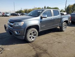 Salvage trucks for sale at Denver, CO auction: 2015 Chevrolet Colorado LT