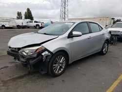 Salvage cars for sale at Hayward, CA auction: 2014 Toyota Corolla L