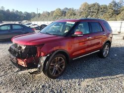 Salvage cars for sale at Ellenwood, GA auction: 2017 Ford Explorer Limited