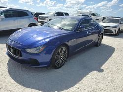 Salvage cars for sale at auction: 2016 Maserati Ghibli S