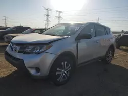 Salvage cars for sale at Elgin, IL auction: 2015 Toyota Rav4 LE