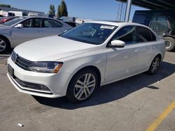 Salvage cars for sale from Copart Hayward, CA: 2017 Volkswagen Jetta SEL