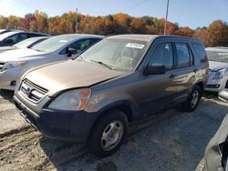 Salvage cars for sale at North Billerica, MA auction: 2003 Honda CR-V LX