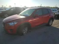 Salvage cars for sale at Indianapolis, IN auction: 2016 Mazda CX-5 Touring