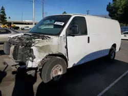 Salvage trucks for sale at Rancho Cucamonga, CA auction: 2018 Chevrolet Express G2500