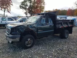 Salvage trucks for sale at West Warren, MA auction: 2002 GMC New Sierra K3500