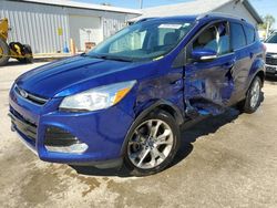 Salvage cars for sale at Pekin, IL auction: 2015 Ford Escape Titanium