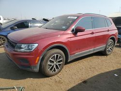 Salvage cars for sale at auction: 2021 Volkswagen Tiguan SE