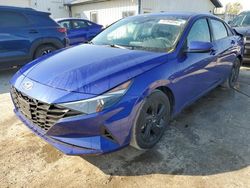 Salvage cars for sale at Pekin, IL auction: 2022 Hyundai Elantra Blue