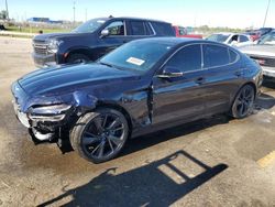 Salvage cars for sale at Woodhaven, MI auction: 2023 Genesis G70 Base