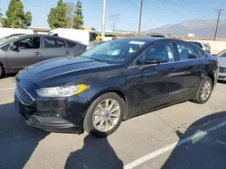 Salvage cars for sale at Rancho Cucamonga, CA auction: 2017 Ford Fusion SE