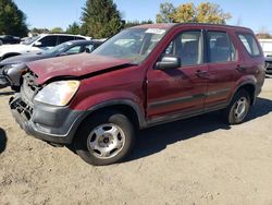 Salvage cars for sale at Finksburg, MD auction: 2004 Honda CR-V LX