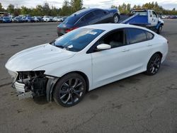 Chrysler Vehiculos salvage en venta: 2015 Chrysler 200 S