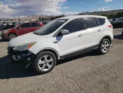 Salvage cars for sale at Las Vegas, NV auction: 2015 Ford Escape SE