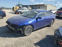 Salvage cars for sale at Temple, TX auction: 2024 Hyundai Elantra SEL