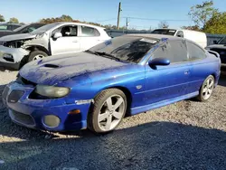 Pontiac salvage cars for sale: 2006 Pontiac GTO