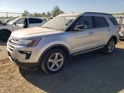 Salvage cars for sale at Houston, TX auction: 2018 Ford Explorer XLT