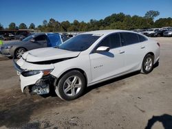 Salvage cars for sale at Florence, MS auction: 2021 Chevrolet Malibu LS