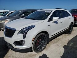 Salvage cars for sale at Arcadia, FL auction: 2022 Cadillac XT5 Sport