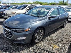 Salvage cars for sale at Riverview, FL auction: 2021 Chevrolet Malibu LT