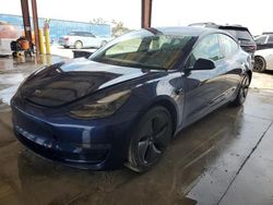 Salvage cars for sale at Riverview, FL auction: 2022 Tesla Model 3