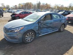 Salvage cars for sale from Copart Chalfont, PA: 2017 Hyundai Sonata Sport