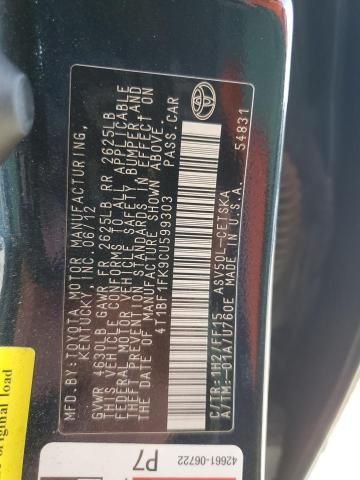 2012 Toyota Camry Base