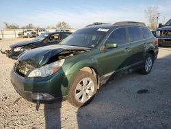 Salvage cars for sale from Copart Kansas City, KS: 2011 Subaru Outback 2.5I Premium