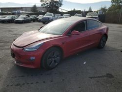 Salvage cars for sale at San Martin, CA auction: 2021 Tesla Model 3