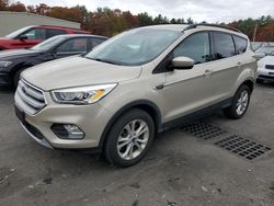 Salvage cars for sale from Copart Exeter, RI: 2018 Ford Escape SEL