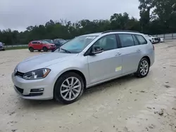 Salvage cars for sale at Ocala, FL auction: 2017 Volkswagen Golf Sportwagen S