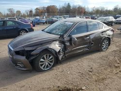 Salvage cars for sale at Chalfont, PA auction: 2015 Infiniti Q50 Base