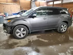 Salvage cars for sale at Ebensburg, PA auction: 2012 Acura MDX Technology