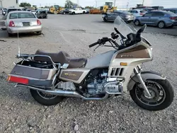 Salvage motorcycles for sale at Oklahoma City, OK auction: 1985 Honda GL1200 A