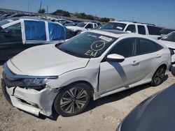 Salvage cars for sale at Grand Prairie, TX auction: 2017 Honda Civic EX