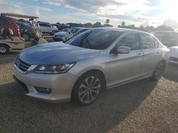 Salvage cars for sale at Riverview, FL auction: 2015 Honda Accord Sport