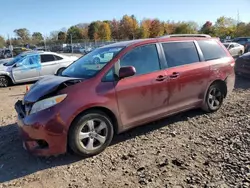 Salvage cars for sale at Chalfont, PA auction: 2013 Toyota Sienna LE