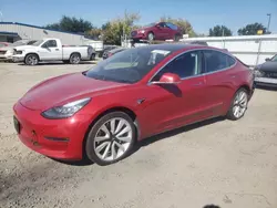 Tesla Model 3 Vehiculos salvage en venta: 2018 Tesla Model 3