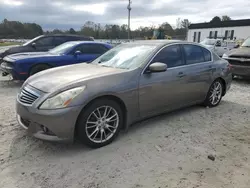 Salvage cars for sale at Augusta, GA auction: 2011 Infiniti G37 Base