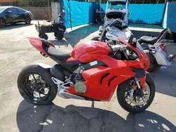 Salvage motorcycles for sale at San Martin, CA auction: 2020 Ducati Panigale V4