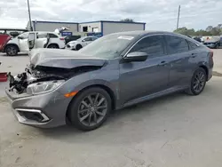 Salvage cars for sale at Orlando, FL auction: 2021 Honda Civic EX