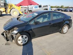 Salvage cars for sale at Grand Prairie, TX auction: 2017 KIA Forte LX