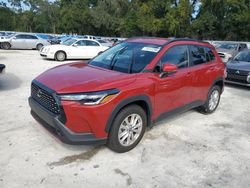 Salvage cars for sale at Ocala, FL auction: 2022 Toyota Corolla Cross LE