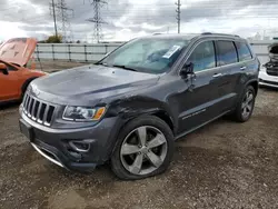 Salvage cars for sale at Elgin, IL auction: 2015 Jeep Grand Cherokee Limited