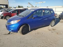 Salvage cars for sale at Kansas City, KS auction: 2016 Nissan Versa Note S