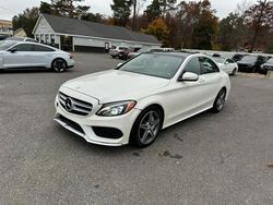 Mercedes-Benz c-Class salvage cars for sale: 2015 Mercedes-Benz C300